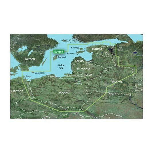 Garmin BlueChart® g3 HD - HXEU065R - Baltic Sea East Coast - microSD™/SD™ - The Online Fishing Store