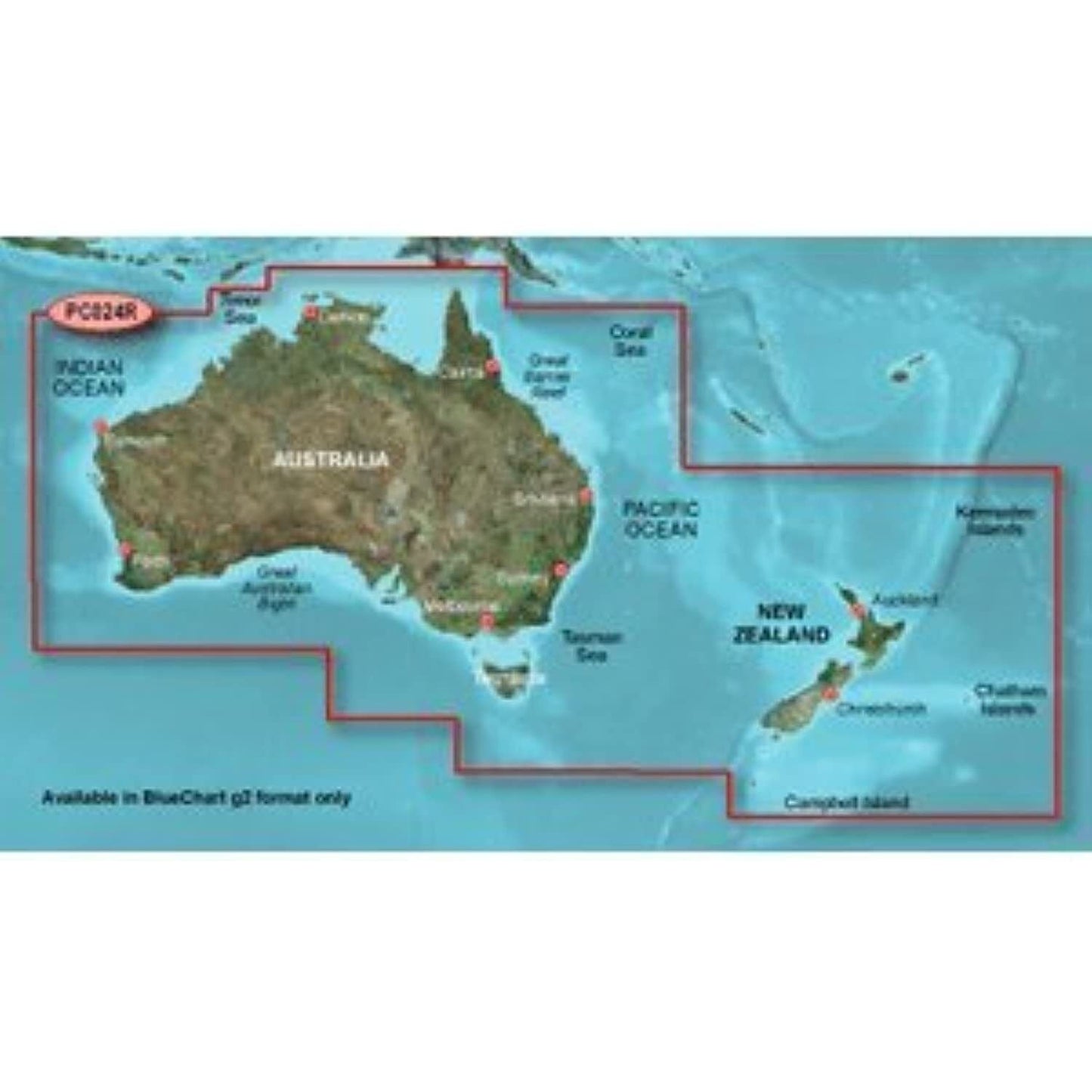 Garmin BlueChart® g3 HD - HXPC024R - Australia & New Zealand - The Online Fishing Store