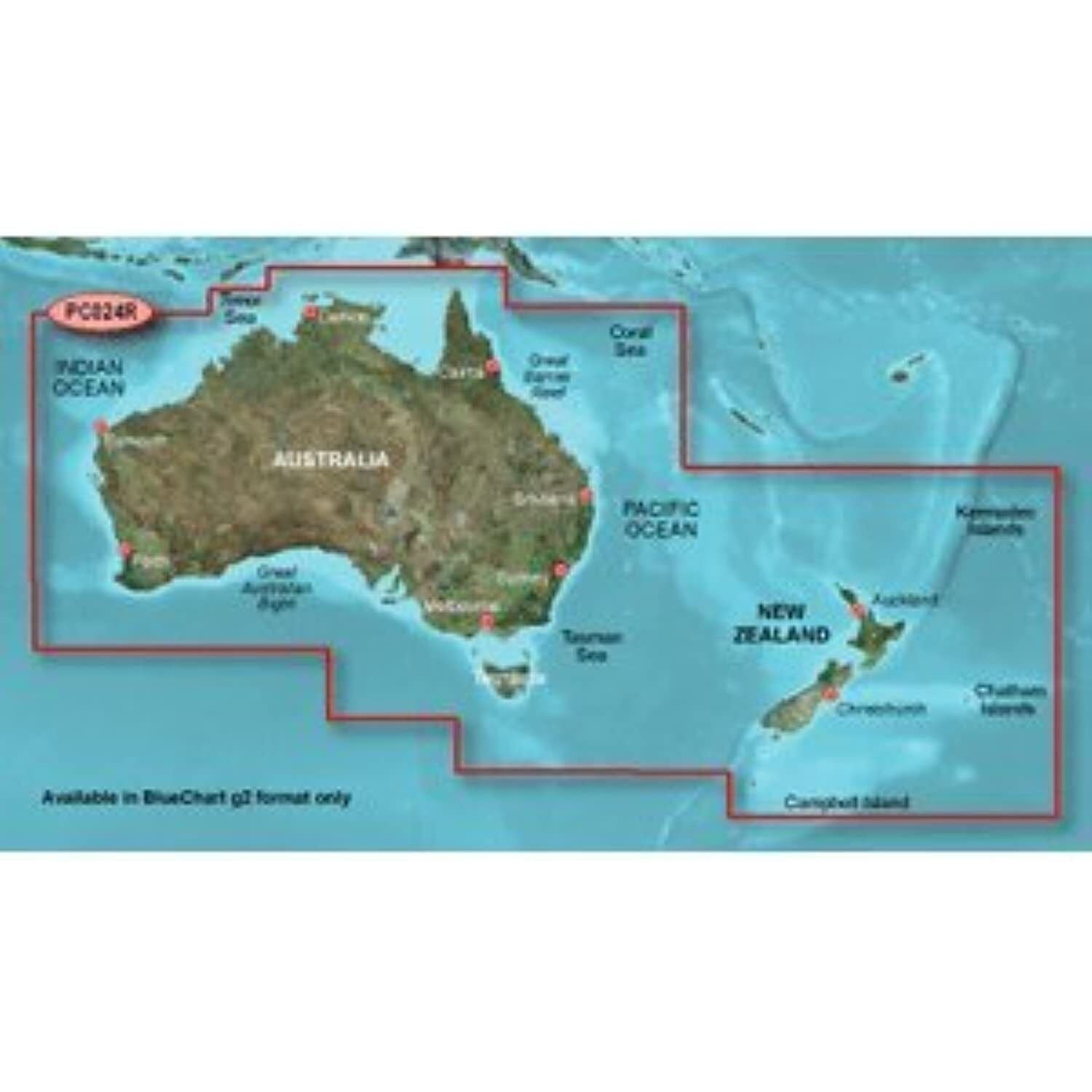 Garmin BlueChart® g3 HD - HXPC024R - Australia & New Zealand - The Online Fishing Store