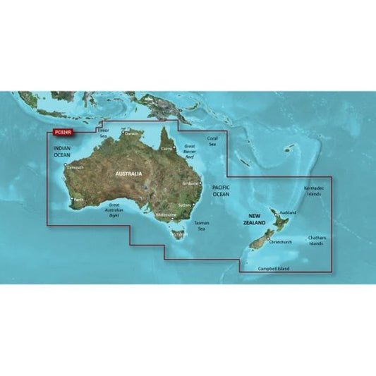 Garmin BlueChart® g3 HD - HXPC024R - Australia & New Zealand - The Online Fishing Store