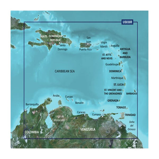 Garmin BlueChart® g3 HD - HXUS030R - Southeast Caribbean - microSD™/SD™ - The Online Fishing Store