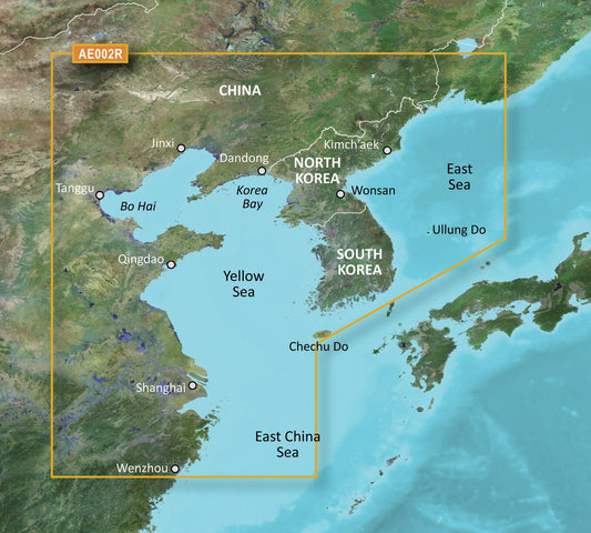 Garmin BlueChart® g3 Vision® HD - VAE002R - Yellow Sea - microSD™/SD™ - The Online Fishing Store