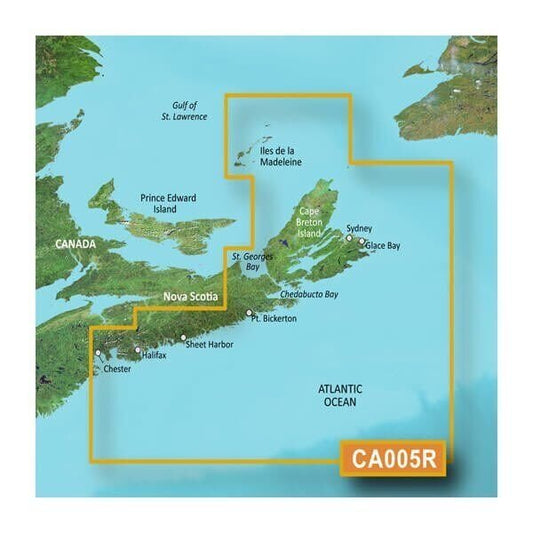 Garmin BlueChart® g3 Vision® HD - VCA005R - Halifax - Cape Breton - microSD™/SD™ - The Online Fishing Store