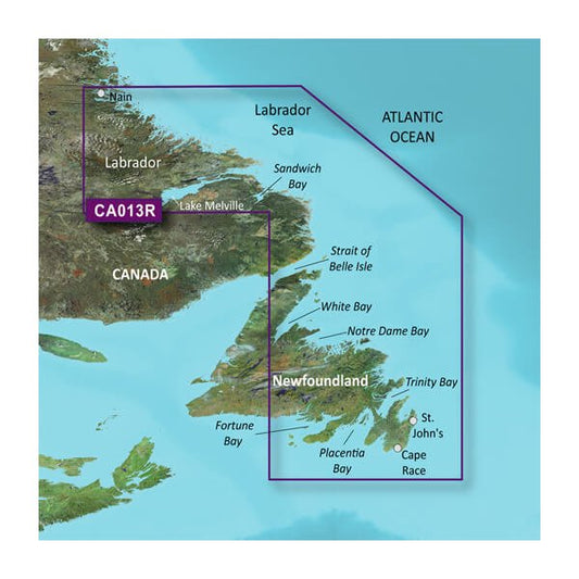 Garmin BlueChart® g3 Vision® HD - VCA013R - Labrador Coast - microSD™/SD™ - The Online Fishing Store