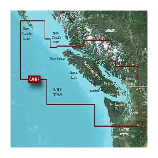 Garmin BlueChart® g3 Vision® HD - VCA018R - Inside - Outside Passage - microSD™/SD™ - The Online Fishing Store