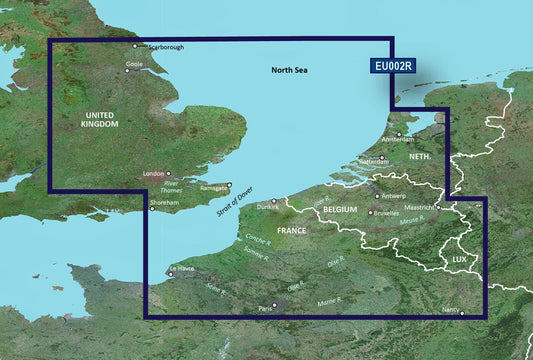 Garmin BlueChart® g3 Vision® HD - VEU002R - Dover to Amsterdam & England - The Online Fishing Store