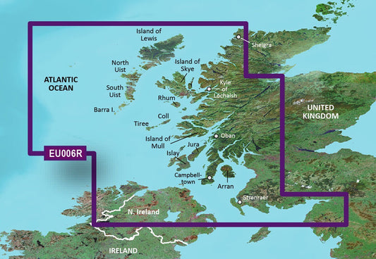 Garmin BlueChart® g3 Vision® HD - VEU006R - Scotland, West Coast - microSD™/SD™ - The Online Fishing Store
