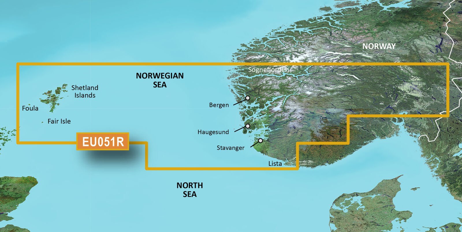 Garmin BlueChart® g3 Vision® HD - VEU051R - Lista - Sognefjorden - microSD™/SD™ - The Online Fishing Store