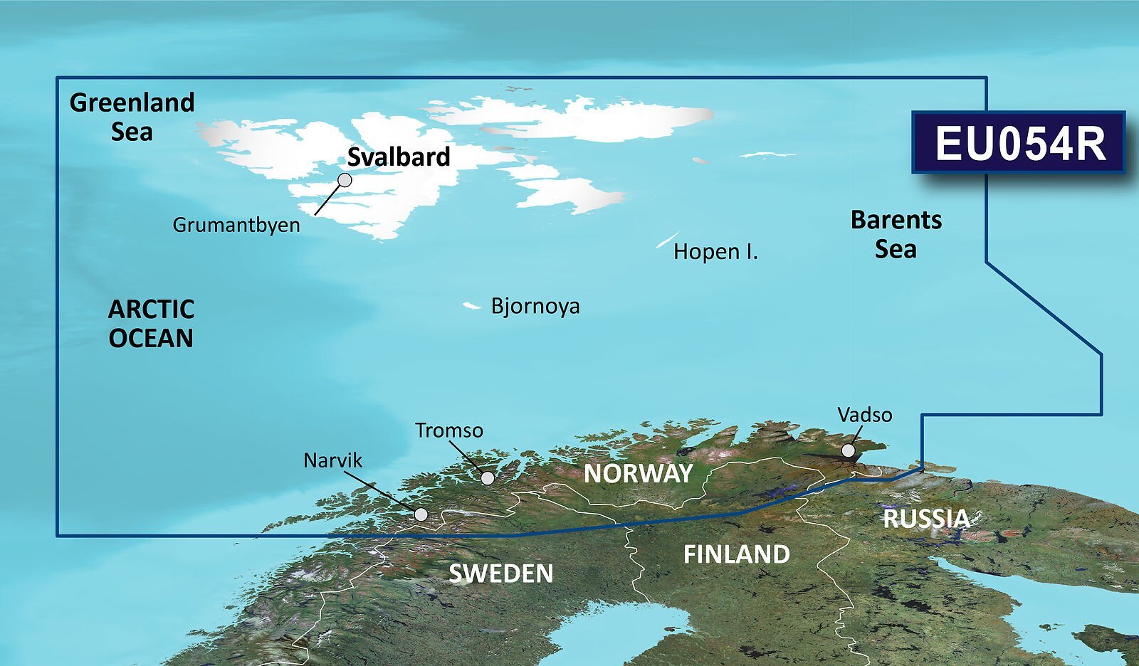 Garmin BlueChart® g3 Vision® HD - VEU054R - Vestfjd - Svalbard - Varanger - The Online Fishing Store