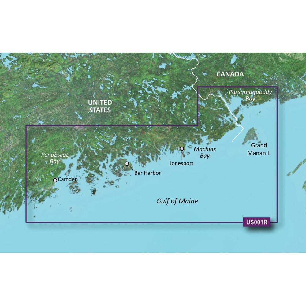 Garmin BlueChart® g3 Vision® HD - VUS001R - North Maine - The Online Fishing Store