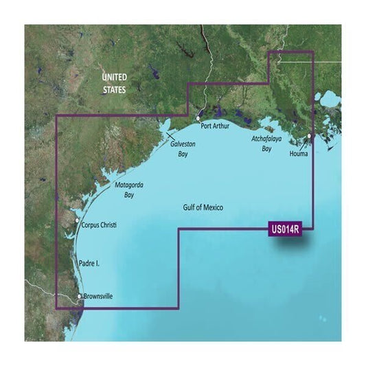 Garmin BlueChart® g3 Vision® HD - VUS014R - Morgan City to Brownsville - The Online Fishing Store