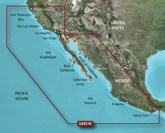 Garmin BlueChart® g3 Vision® HD - VUS021R - California - Mexico - microSD™/SD™ - The Online Fishing Store