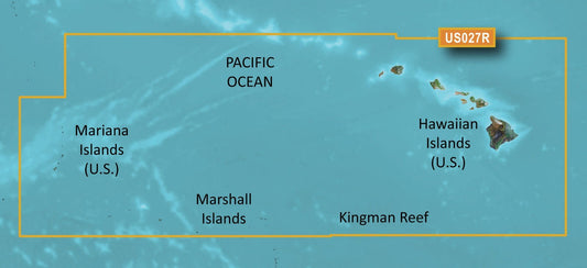 Garmin BlueChart® g3 Vision® HD - VUS027R - Hawaiian Islands - Mariana Islands - The Online Fishing Store