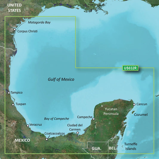 Garmin BlueChart® g3 Vision® HD - VUS032R - Southern Gulf of Mexico - The Online Fishing Store