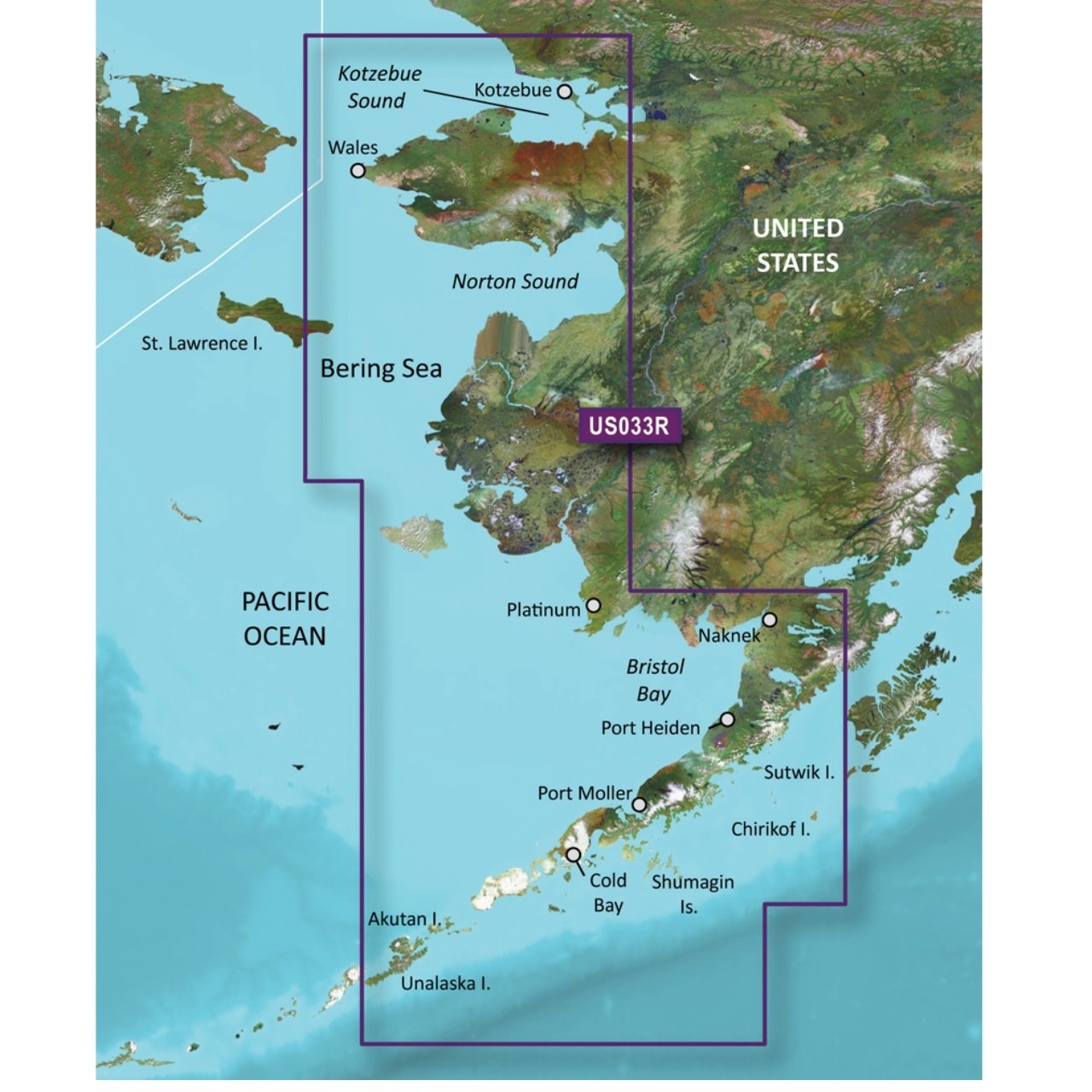 Garmin BlueChart® g3 Vision® HD - VUS033R - Bristol Bay - Kotzebue Snd. - The Online Fishing Store