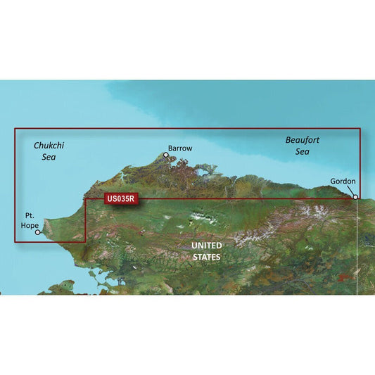 Garmin BlueChart® g3 Vision® HD - VUS035R - North Slope Alaska - The Online Fishing Store