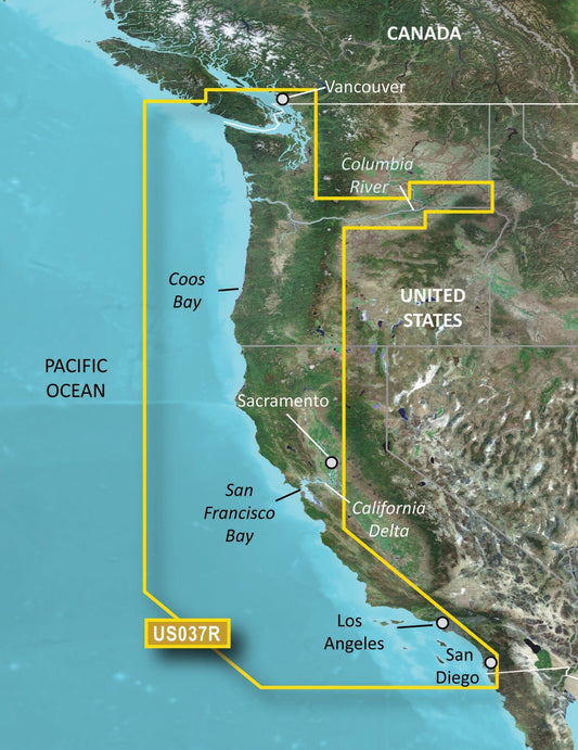 Garmin BlueChart® g3 Vision® HD - VUS037R - Vancouver - San Diego - microSD™/SD™ - The Online Fishing Store