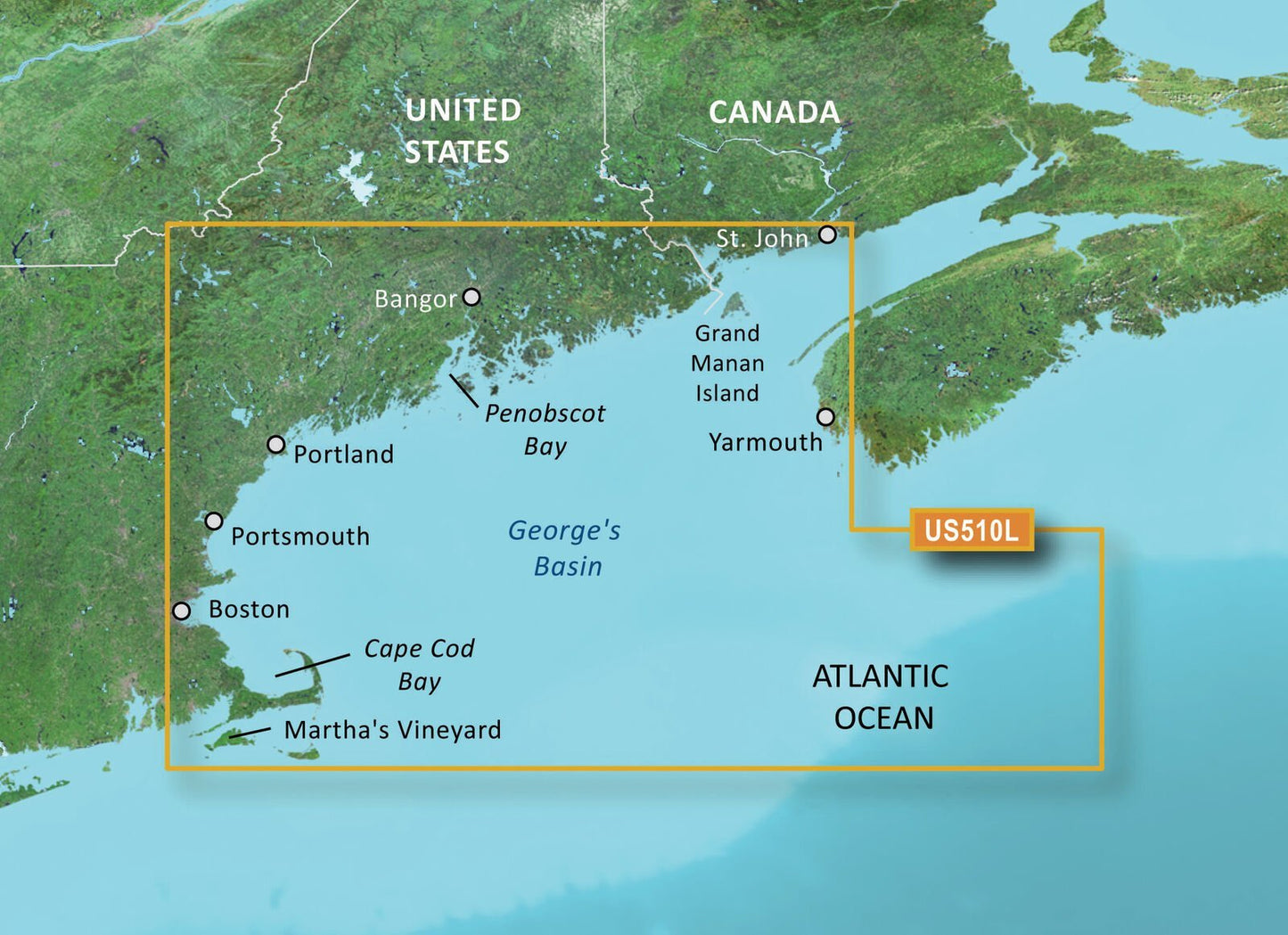 Garmin BlueChart® g3 Vision® HD - VUS510L - St. John - Cape Cod - microSD™/SD™ - The Online Fishing Store