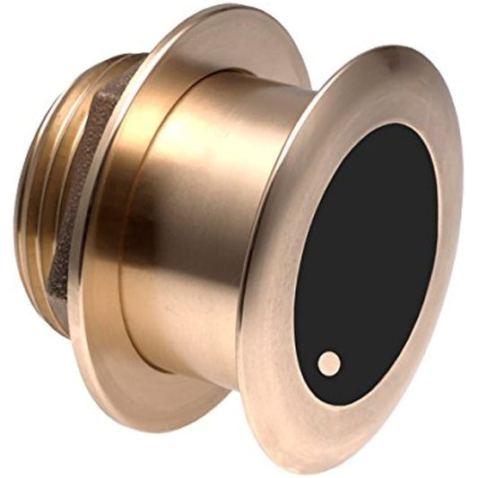 Garmin Bronze Thru - hull Wide Beam Transducer w/Depth & Temp - 12° tilt, 8 - pin - The Online Fishing Store