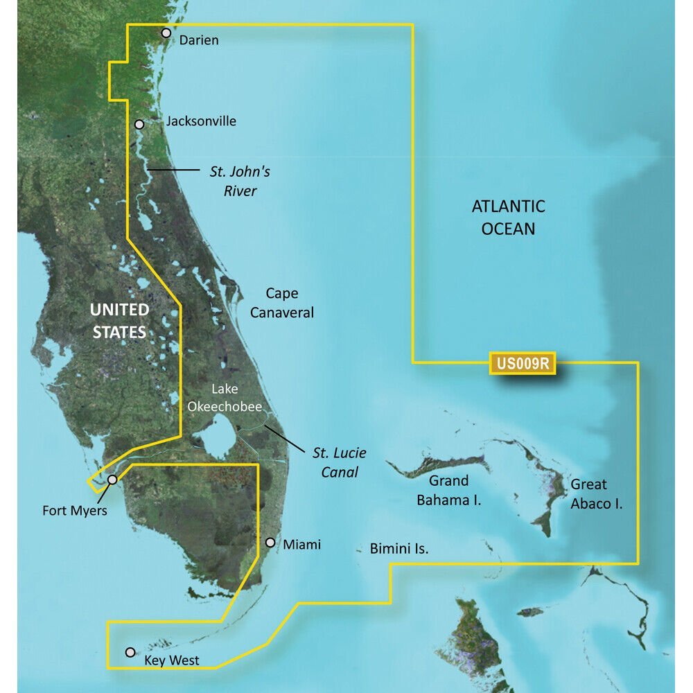Garmin Charts 3930365 Garmin Bluechart G2 Vision Hd - Vus009r - Jacksonville - The Online Fishing Store