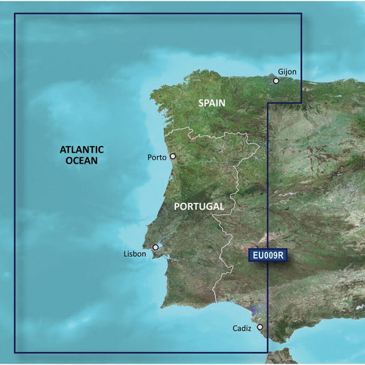 Garmin Charts 4665270 Garmin Bluechart G2 Hd - Hxeu009r - Portugal & Northwest - The Online Fishing Store