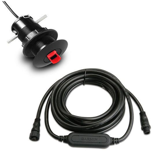 Garmin GST™ 43 Thru - Hull Speed/Temperature Transducer w/GST™ 10 Bundle - The Online Fishing Store