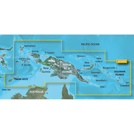 Garmin HXAE006R, New Guinea North - The Online Fishing Store