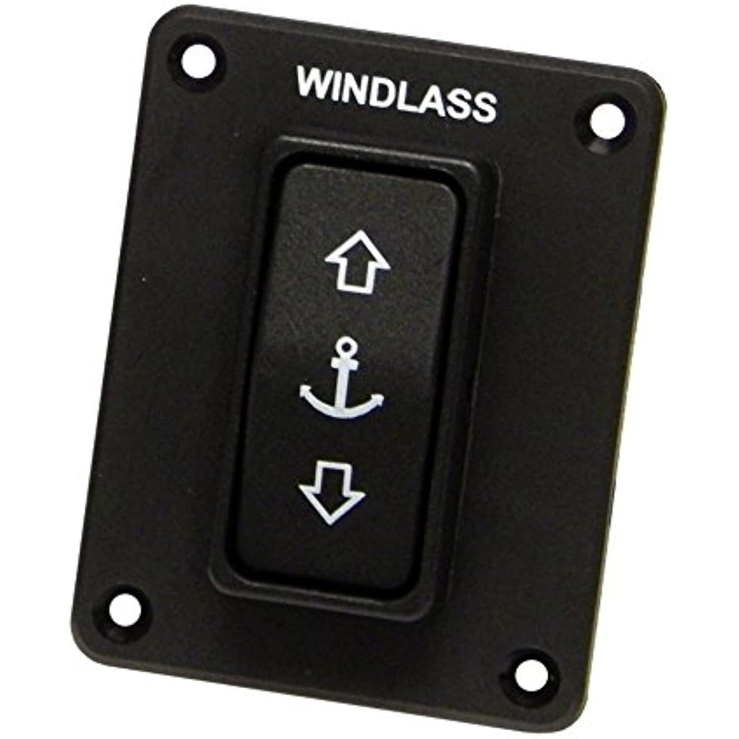 Lewmar Guarded Rocker Switch, Black, One Size - The Online Fishing Store
