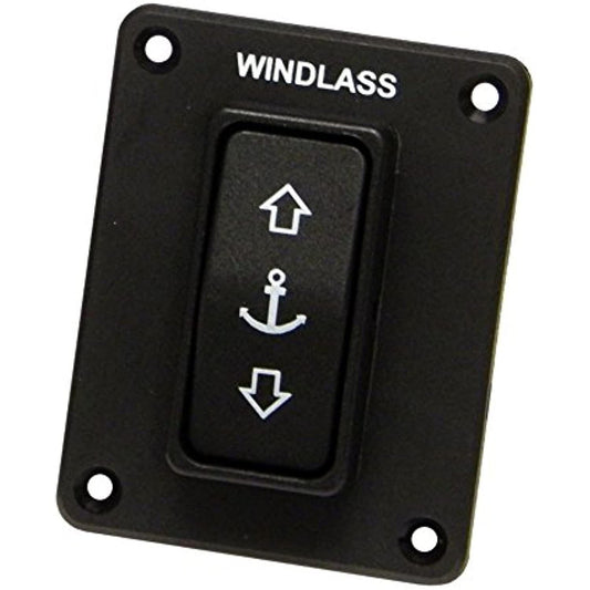 Lewmar Guarded Rocker Switch, Black, One Size - The Online Fishing Store