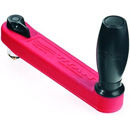Lewmar Titan 8" Locking Winch Handle, Red for Sailboats - The Online Fishing Store