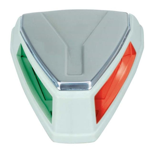 Perko 0655001WHS 12V LED Bi-Color Navigation Light for Boat, White & Stainless Steel