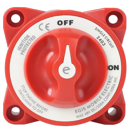 Egis E-Series 350A Battery Switch Off/On