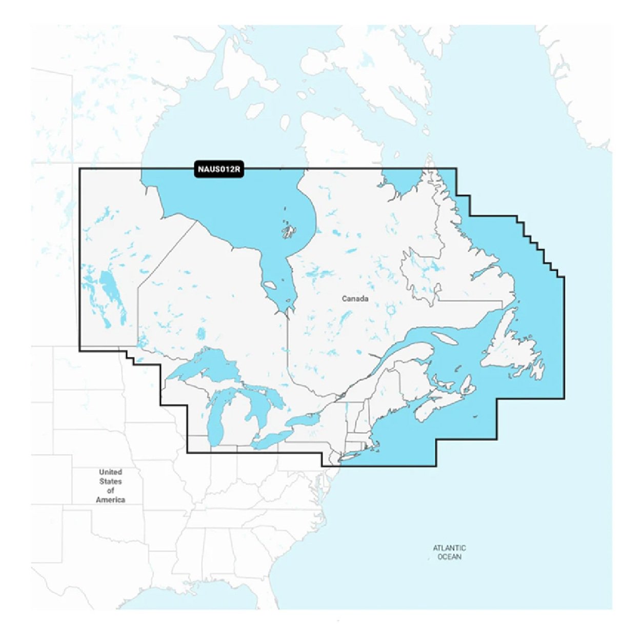 Navionics NAUS012R - Canada, East & Great Lakes - Navionics+