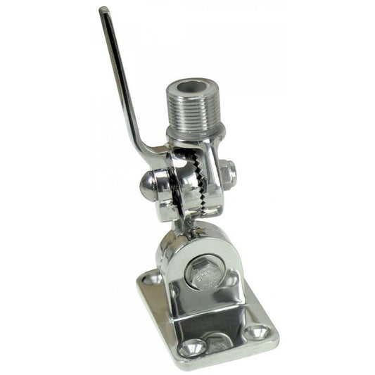 Whitecap Heavy-Duty Ratchet Boat Antenna Mount 316 Stainless Steel #S-1802B