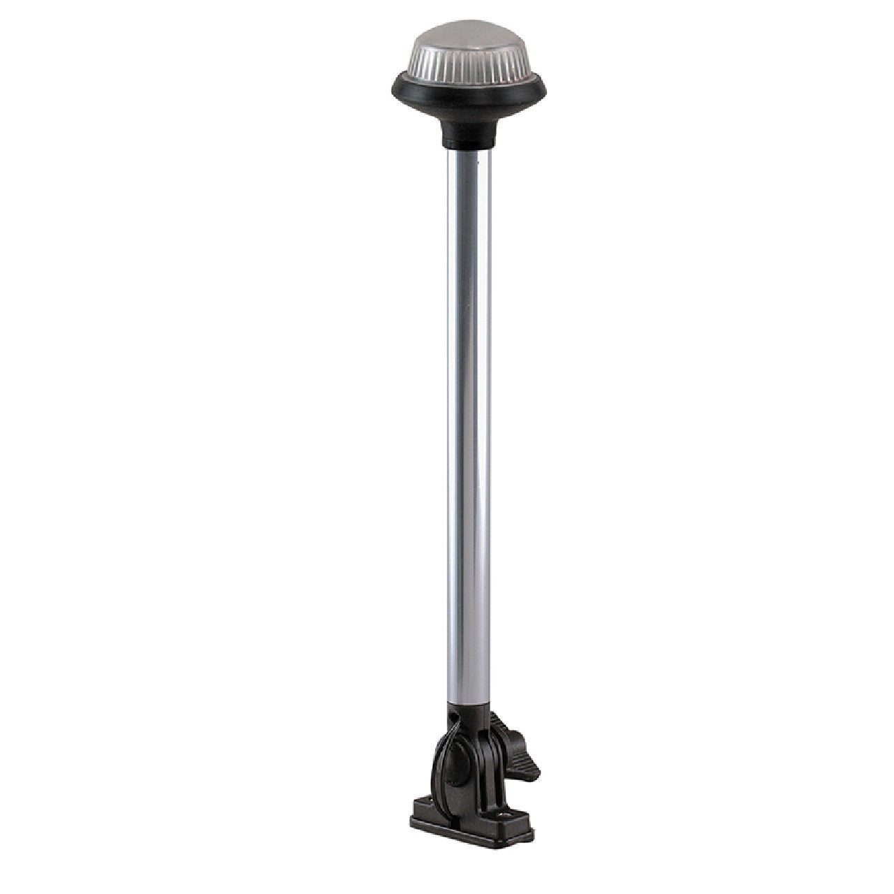 Perko Fold Down All-Round Frosted Globe Pole Boat Light - Vertical Mount - White