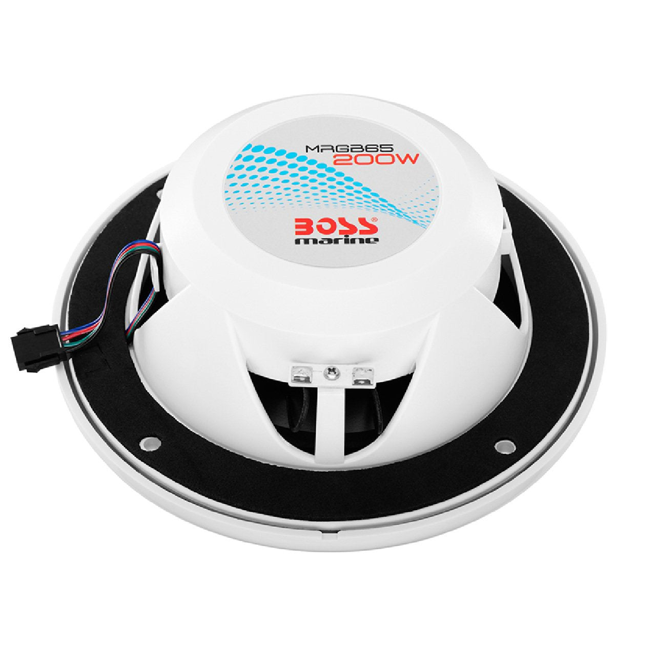 Boss Audio 6.5" Boat Speakers w/RGB Lighting - White - 200W