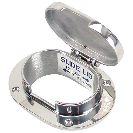 Whitecap boat  Chain & Rope Deck Pipe 3-7/8" x 2-1/2" Opening