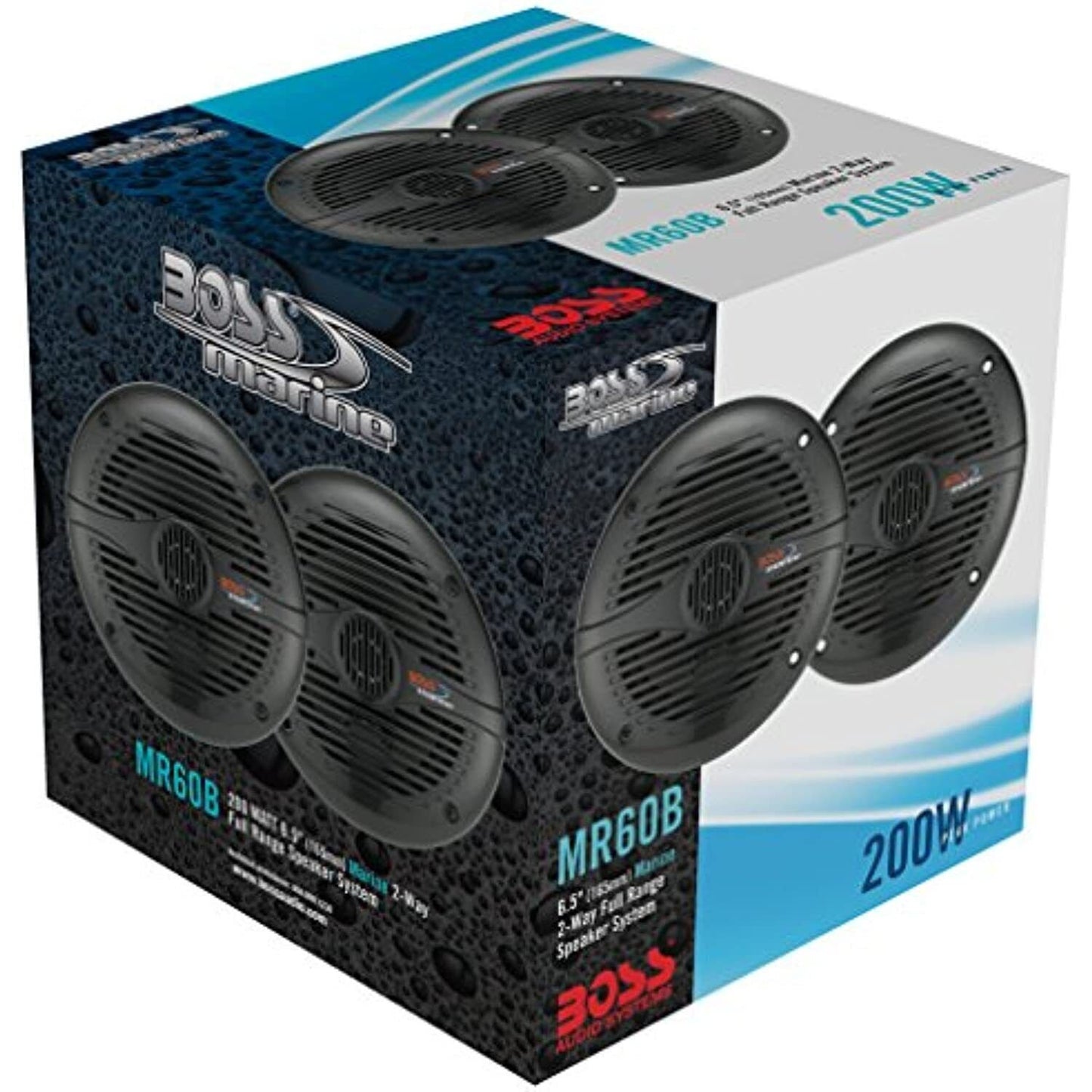 Boss Audio 6.5" MR60B Speakers - Black - 200W