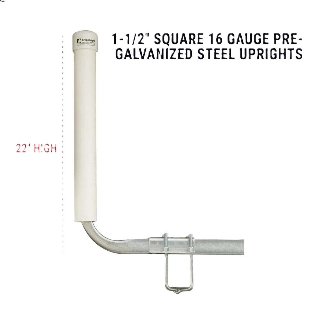 C.E. Smith Pontoon Boat Trailer Post Guide-On