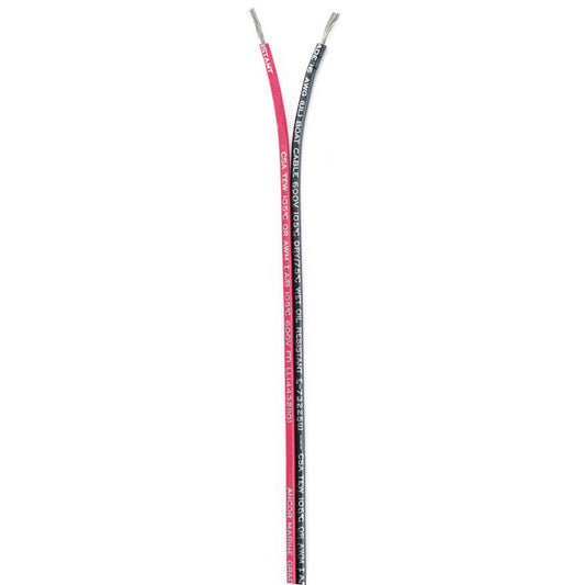 Ancor Ribbon Bonded Cable - 16/2 AWG - Red/Black - Flat - 500