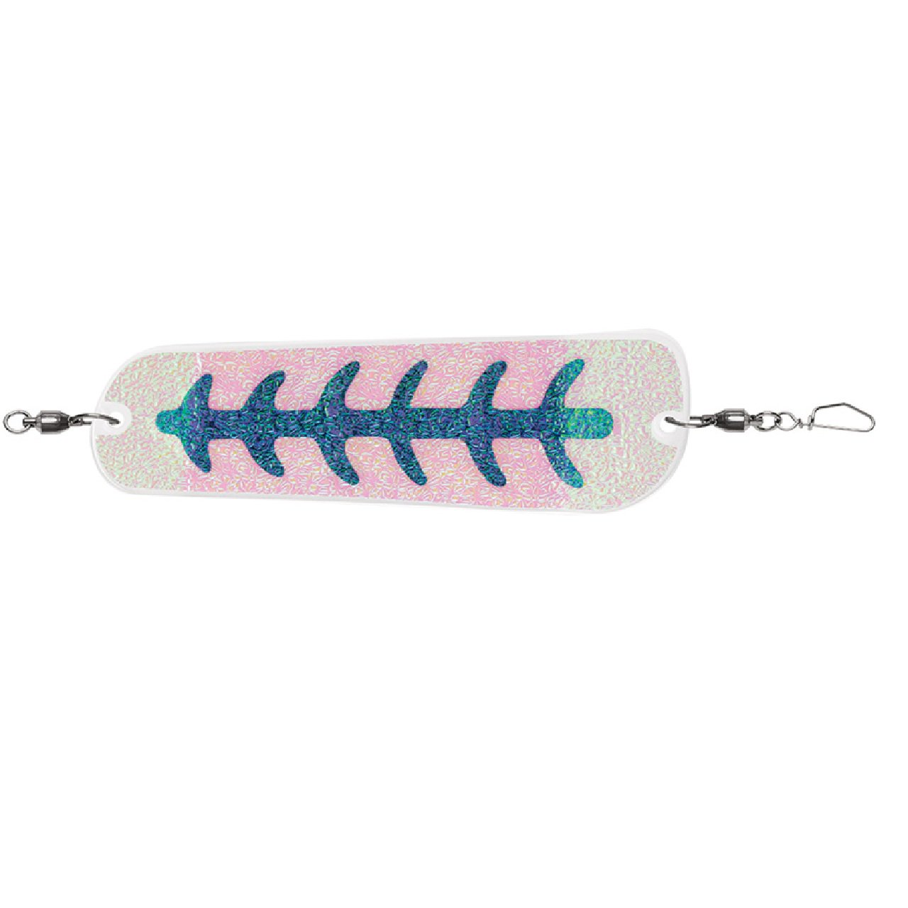 Luhr-Jensen Money Roll Flasher - 11" Fishing Lure- Pearl Blue Skeleton