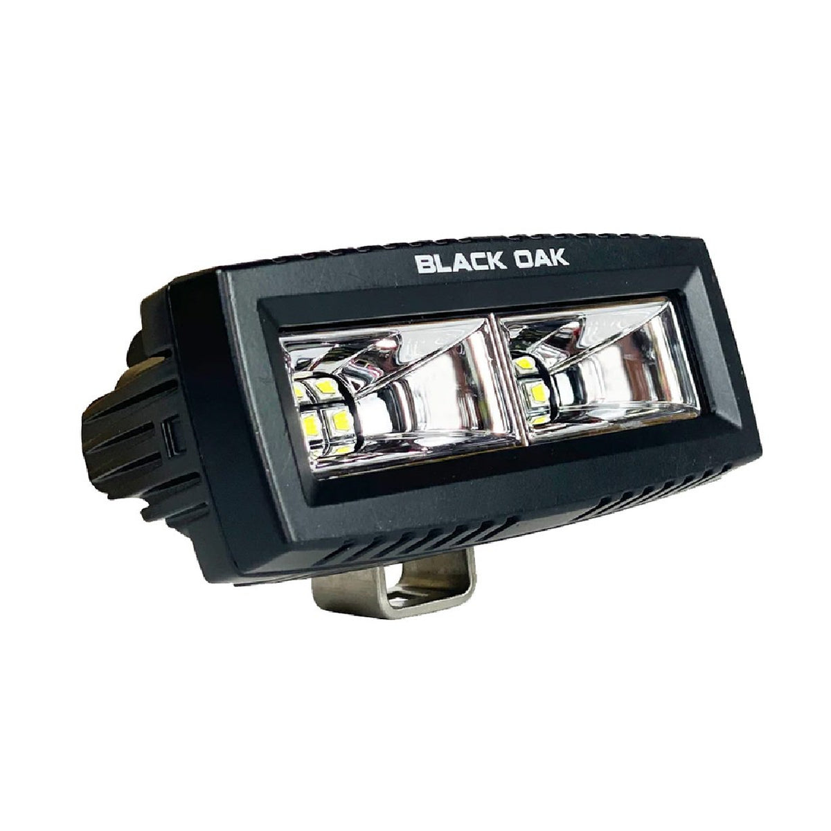 Black Oak 4" Marine Spreader Light Flood Scene LED Pro Series 3.0 - Black