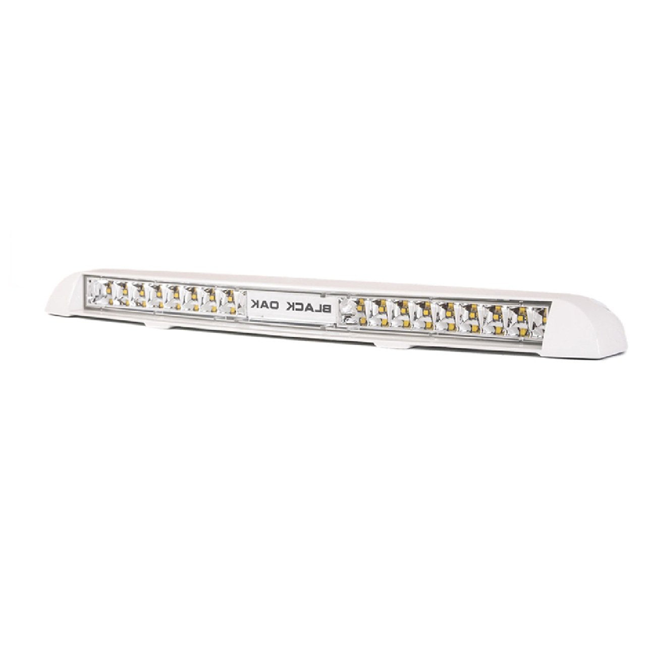 Black Oak Low Profile Marine Bar Boat Light- Flood - White