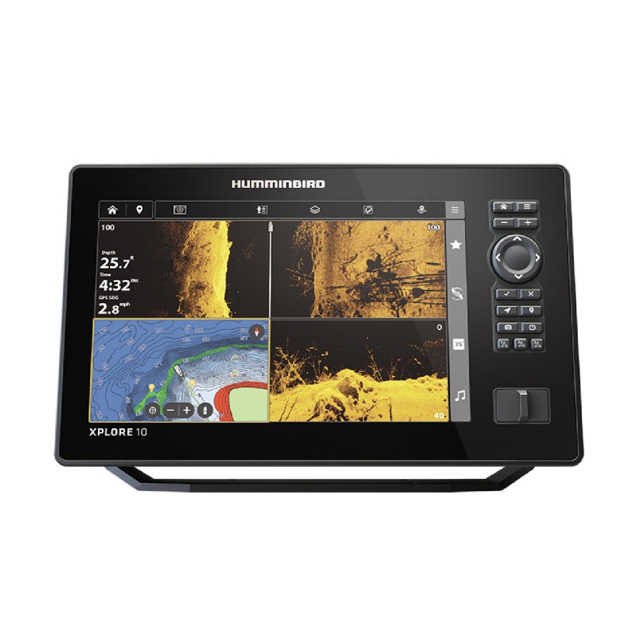 Humminbird XPLORE 10 CMSI+ 10" fishfinder combo