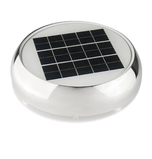 Marinco 4" Day/Night Solar Boat Vent - Stainless Steel