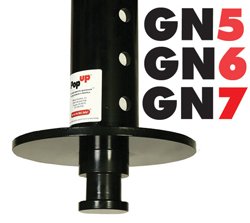 GN5 King Pin on Tube 4" RD