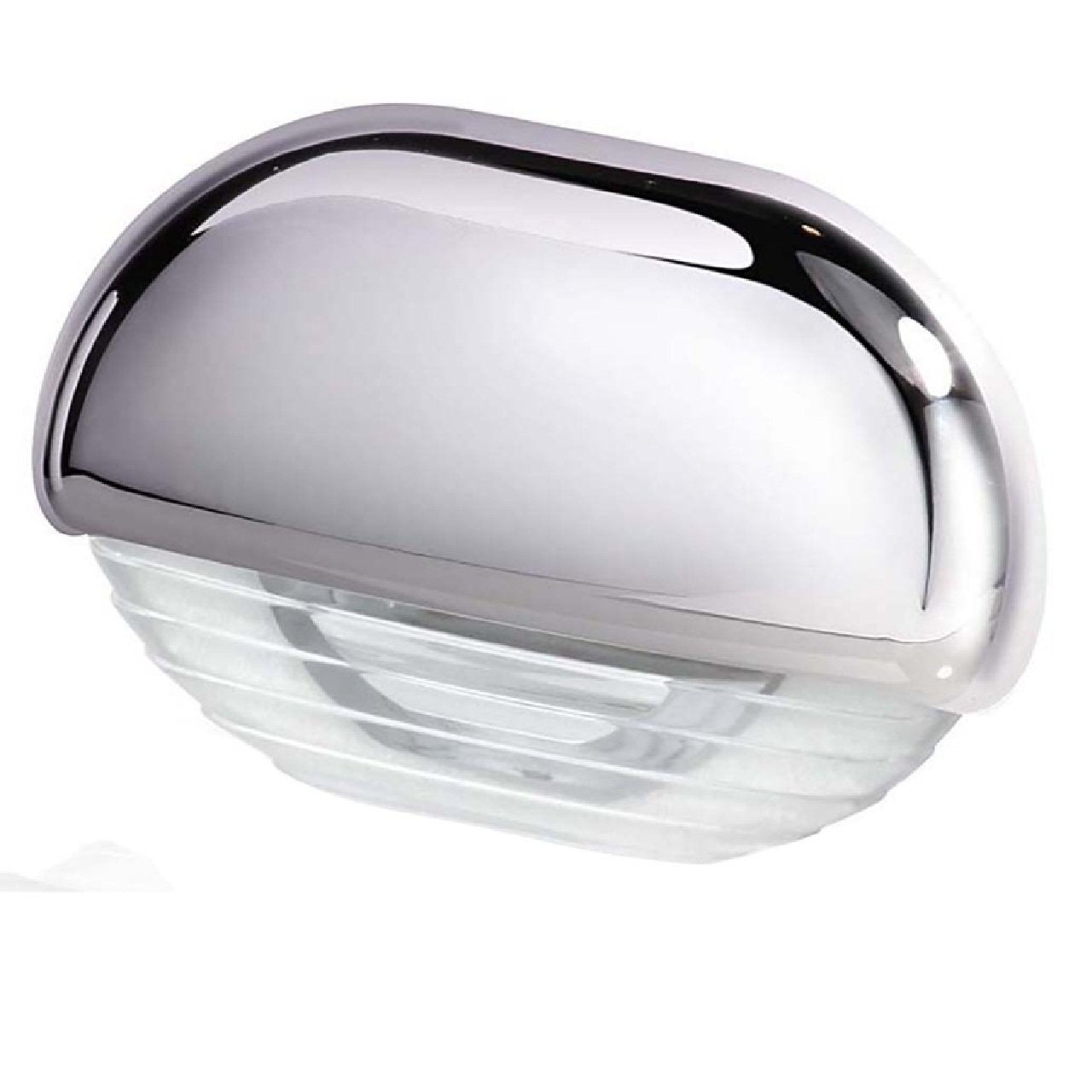 Hella Marine White LED Easy Fit Boat Step Lamp w/Chrome Cap