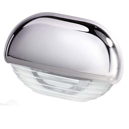 Hella Marine White LED Easy Fit Boat Step Lamp w/Chrome Cap