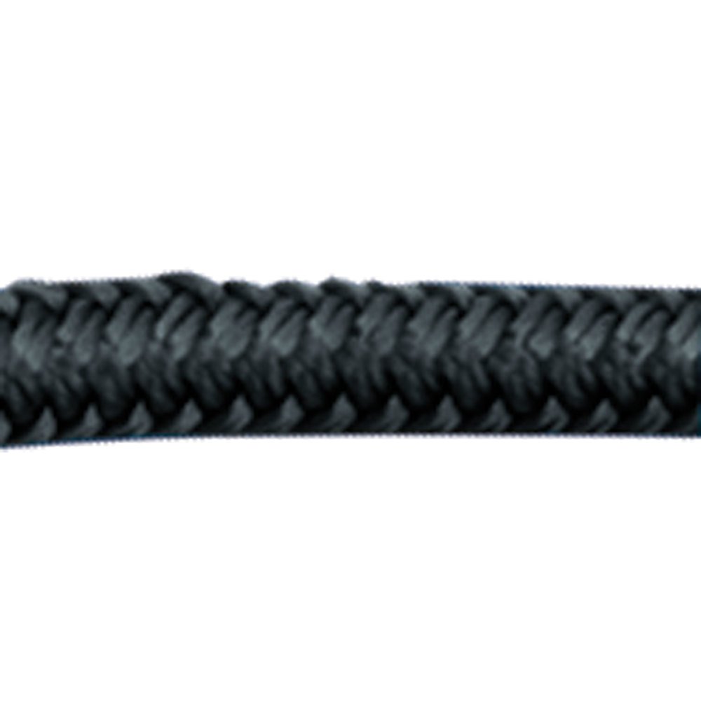 Sea-Dog 302116020BK-1 Double Braided Dock Line - 5/8" x 20', Black