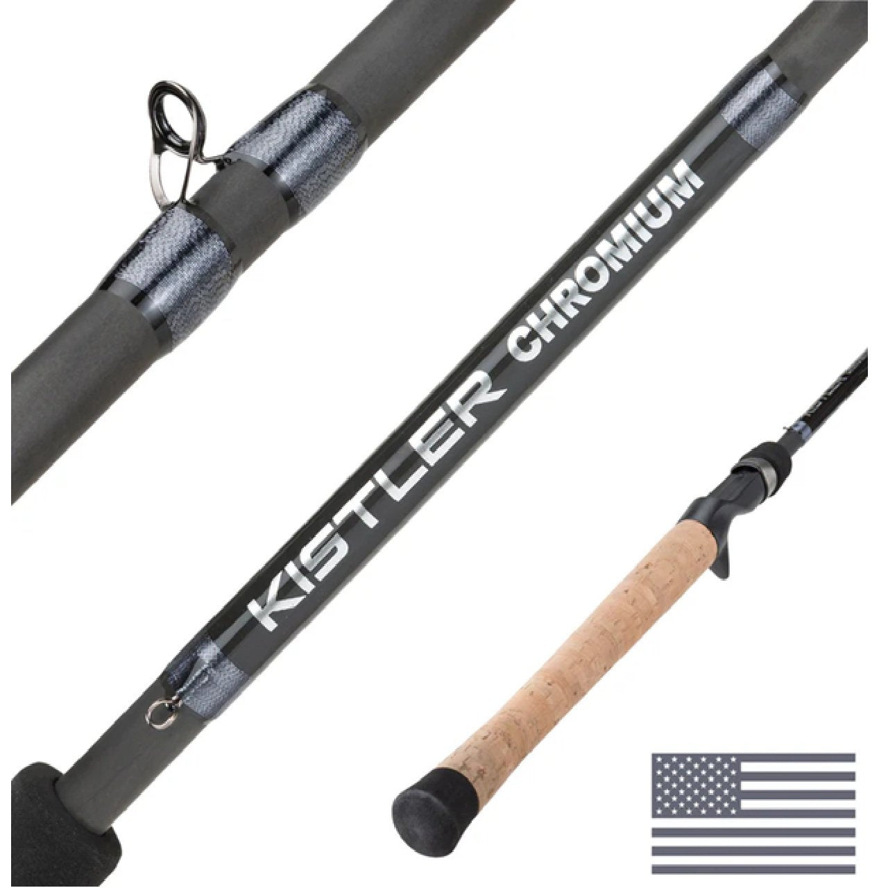 Kistler Chromium 2026 Casting Fishing Rod 7'3" Heavy-Medium-Heavy Power X-Fast Action